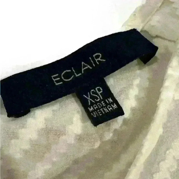 Eclair pip crew neck blouse size XSP - Picture 8 of 9